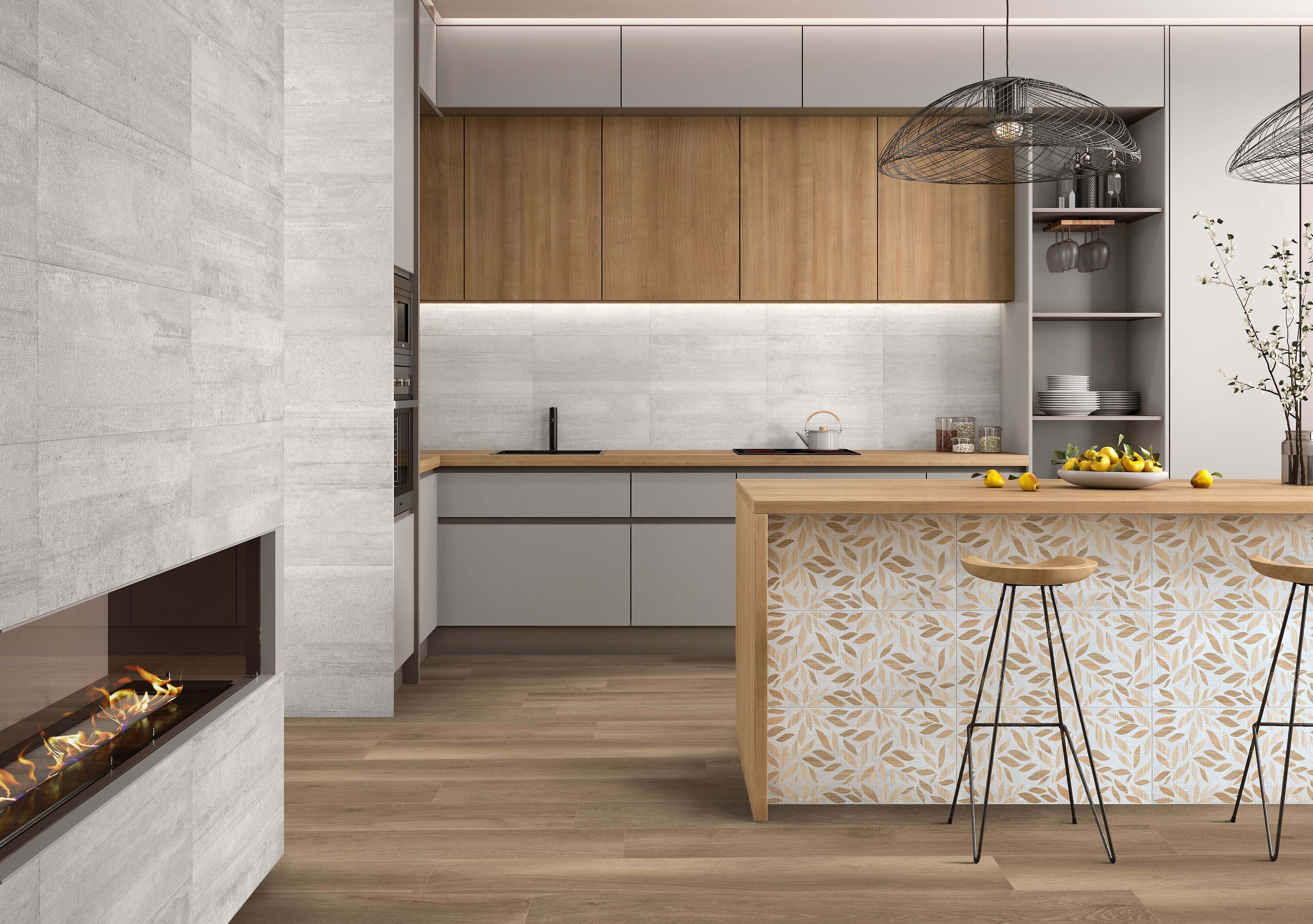 Porcelanato Esmaltado masa coloreada Ragnar Pearl mate 60x120